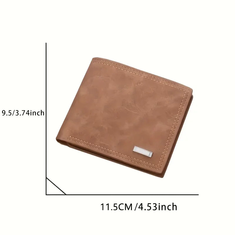 Custom Photo Wallet for Men – Personalised Picture & Text Engraved Bifold Wallet