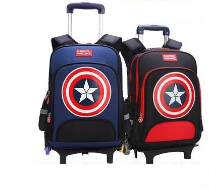 School Rolling backpacks for boys Travel bags for kid Boy's School wheeled backpack wheeled bag for School Trolley bag On wheels