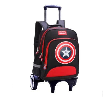 School Rolling backpacks for boys Travel bags for kid Boy's School wheeled backpack wheeled bag for School Trolley bag On wheels