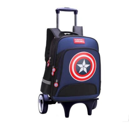 School Rolling backpacks for boys Travel bags for kid Boy's School wheeled backpack wheeled bag for School Trolley bag On wheels