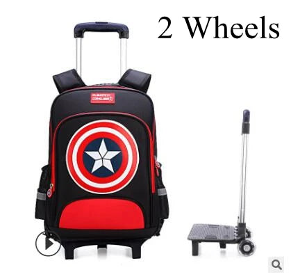 School Rolling backpacks for boys Travel bags for kid Boy's School wheeled backpack wheeled bag for School Trolley bag On wheels