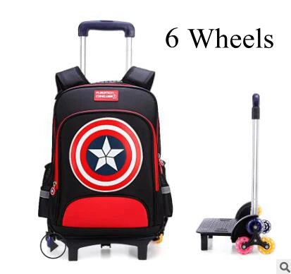 School Rolling backpacks for boys Travel bags for kid Boy's School wheeled backpack wheeled bag for School Trolley bag On wheels