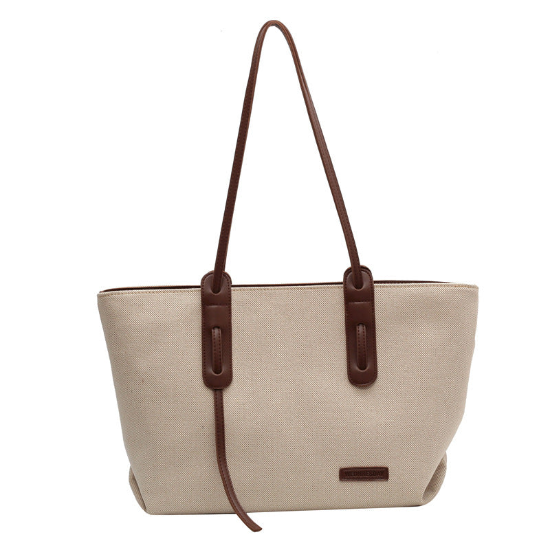 Large Canvas Tote Bag for Women – Casual Shoulder & Commuter Bag
