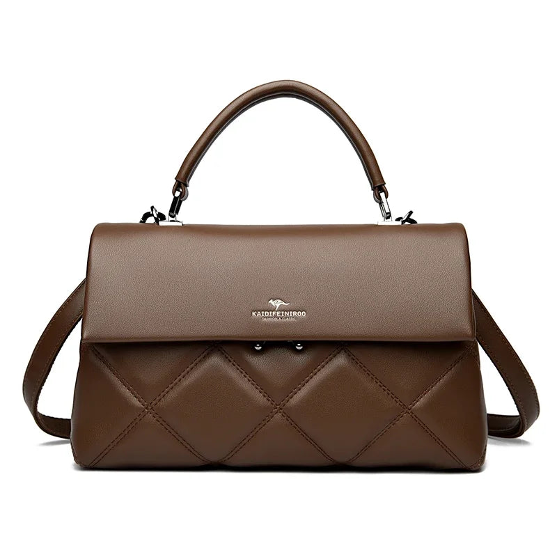 Women's Korean Style Soft PU Leather Crossbody Bag – Versatile Shoulder Handbag