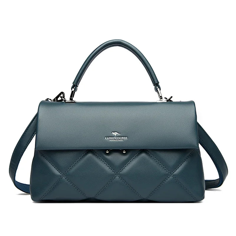 Women's Korean Style Soft PU Leather Crossbody Bag – Versatile Shoulder Handbag