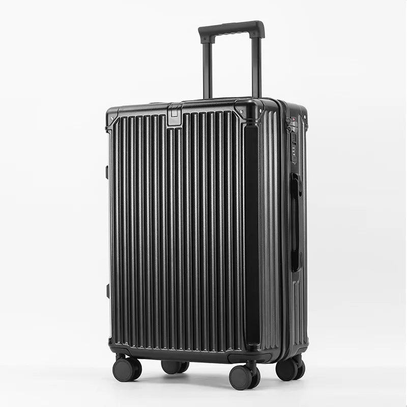 SUSHIMU Suitcase  Travel Suitcase Men 20 24 26 Carry-On Luggage Women PC   Frame Trolley Case