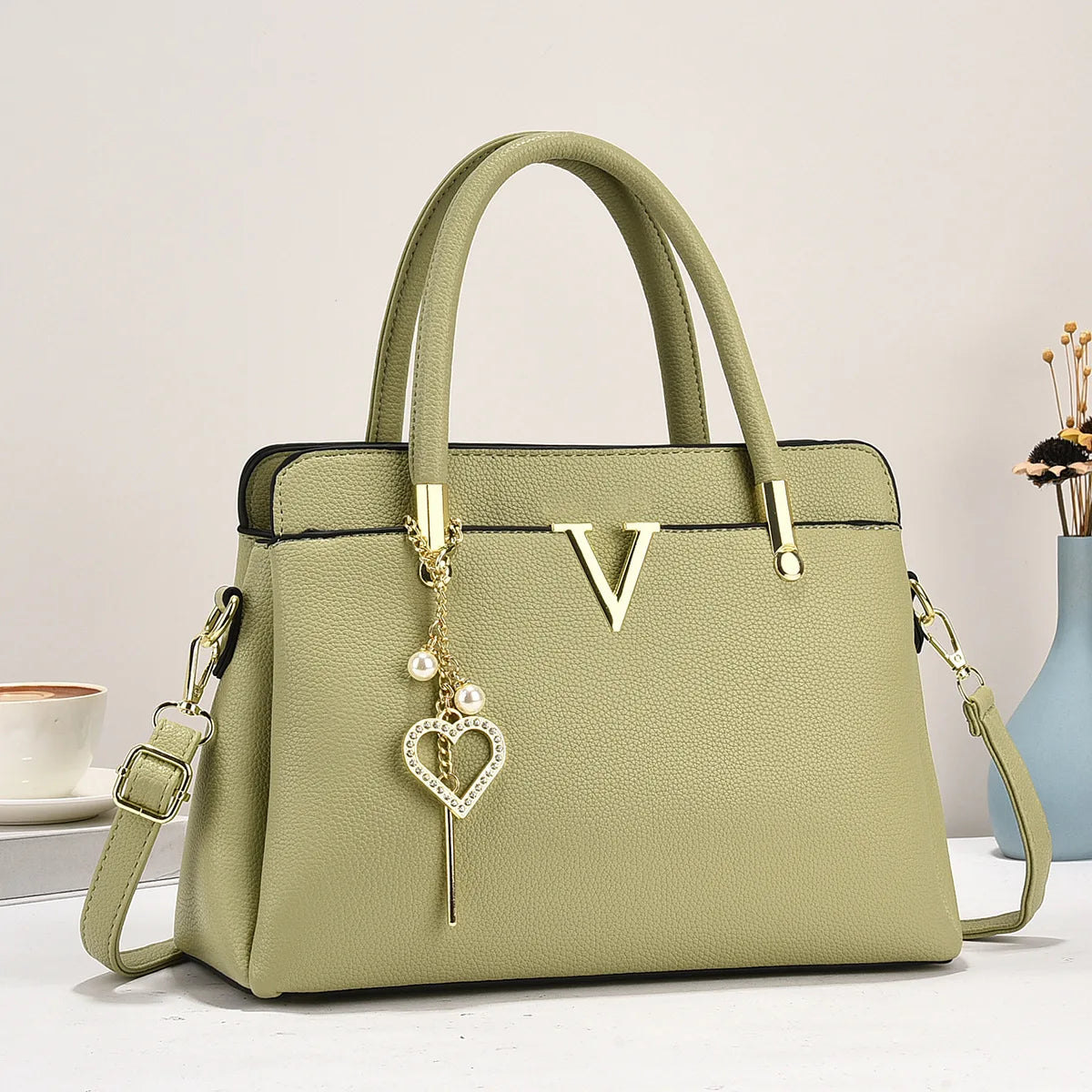 Women's Luxury Square Handbag – PU Leather Shoulder & Messenger Bag