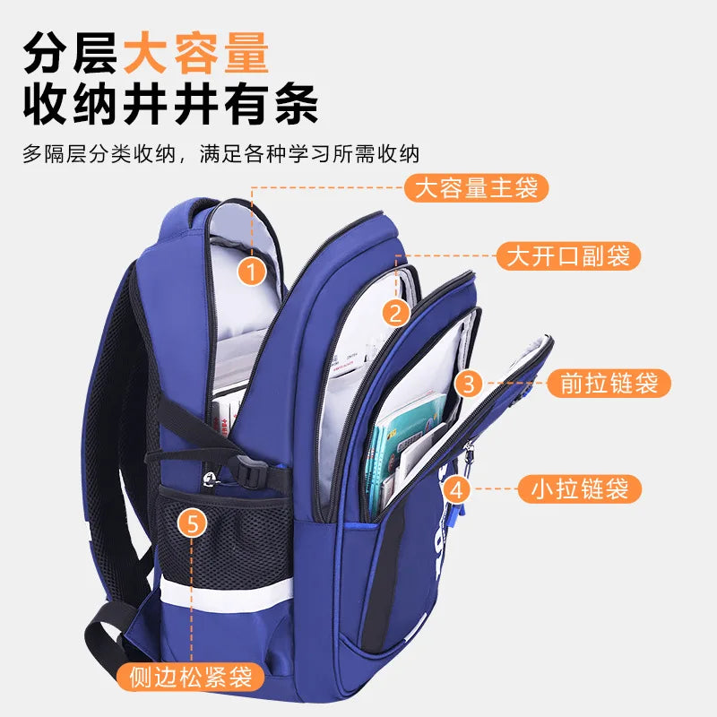 Kids Backpack Children School Bags for Boys Schoolbag Waterproof Primary Orthopedic Bagpack Book Bag Mochila Infantil