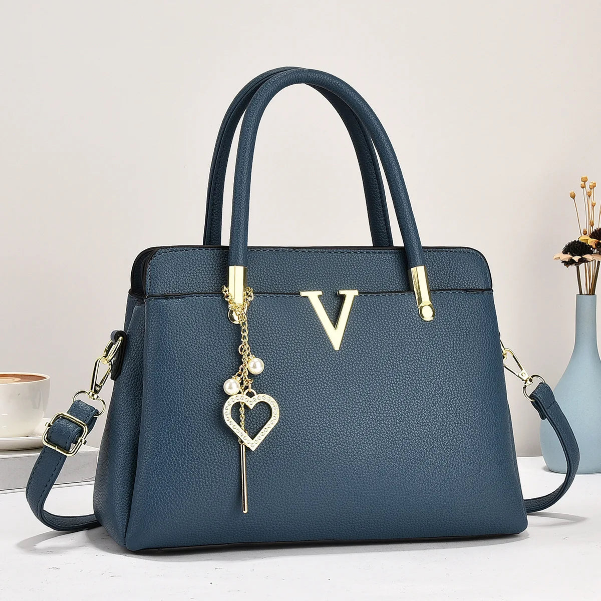Women's Luxury Square Handbag – PU Leather Shoulder & Messenger Bag