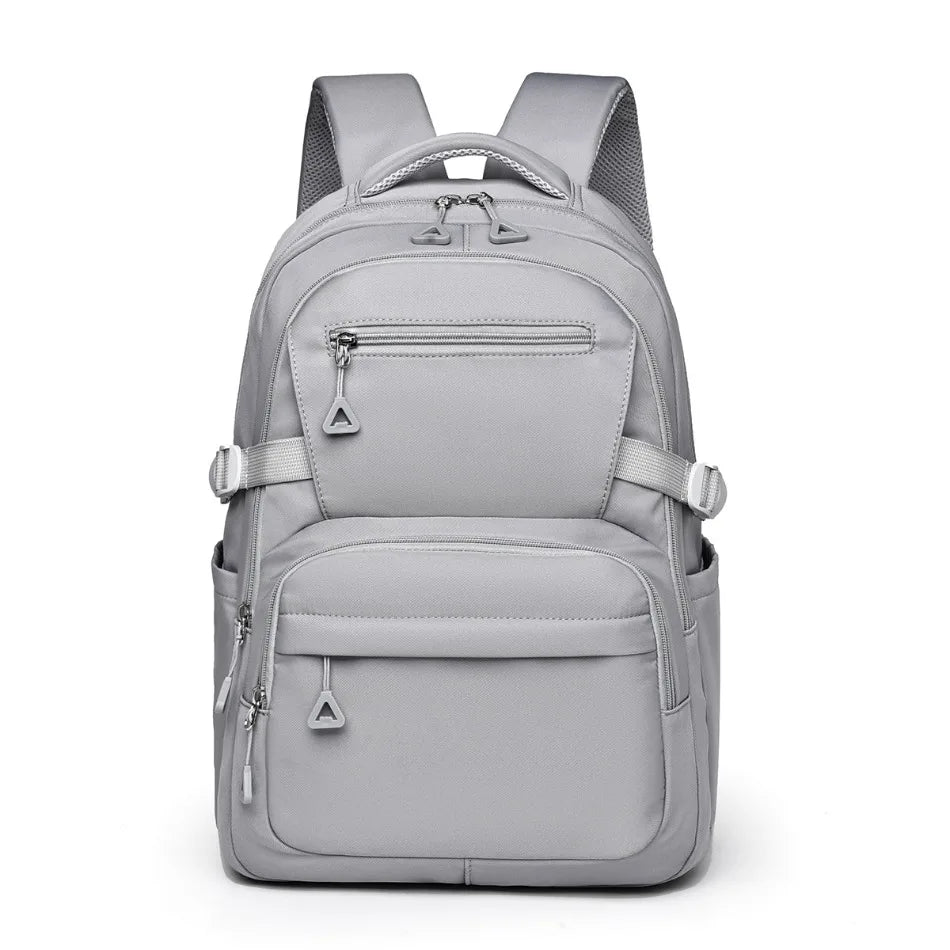 Schoolbag Junior High School Students Simple Peplum Shoulder Bags Campus Lightweight Large Capacity Travel Backpacks