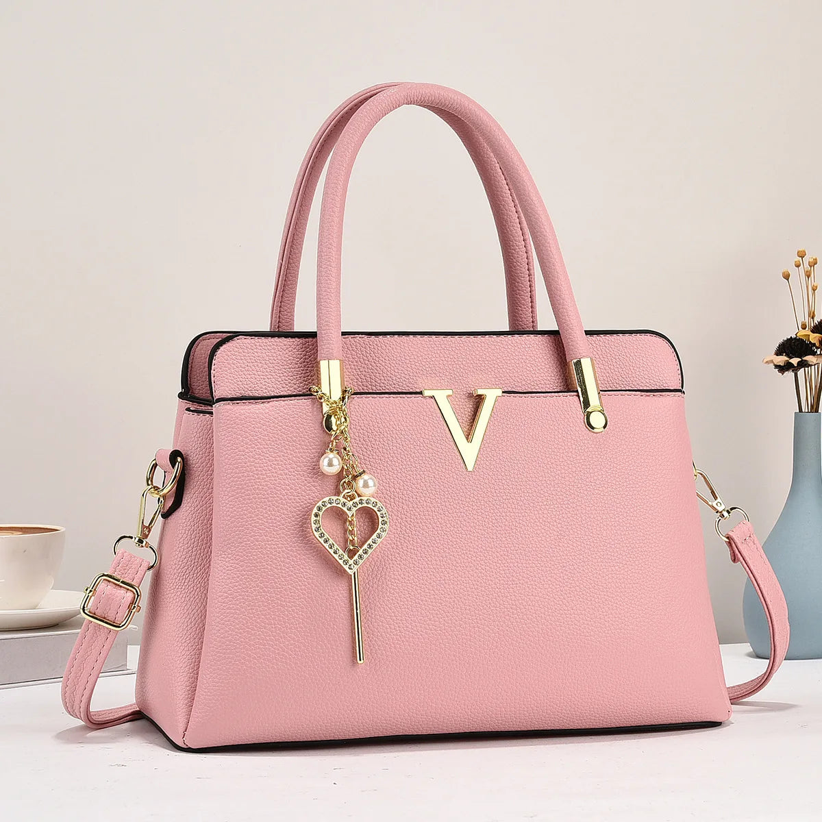 Women's Luxury Square Handbag – PU Leather Shoulder & Messenger Bag
