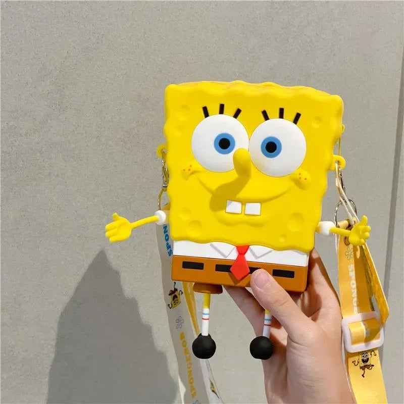New Original cartoon SpongeBob SquarePants Kids Shoulder Bags Girl and Boys Cute gift Bag