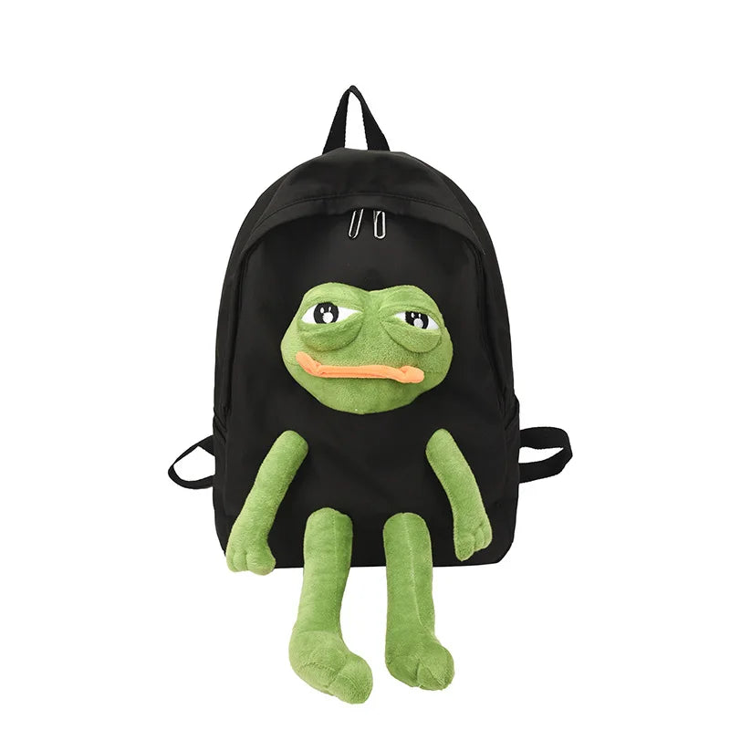 Funny Frog Children's Backpack Boys and Girls Fashion Children School Bags